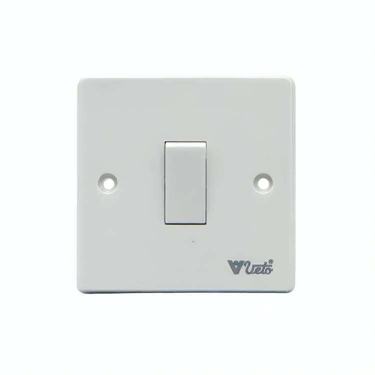 Veto 10A 1 Gang 2 Way Switch