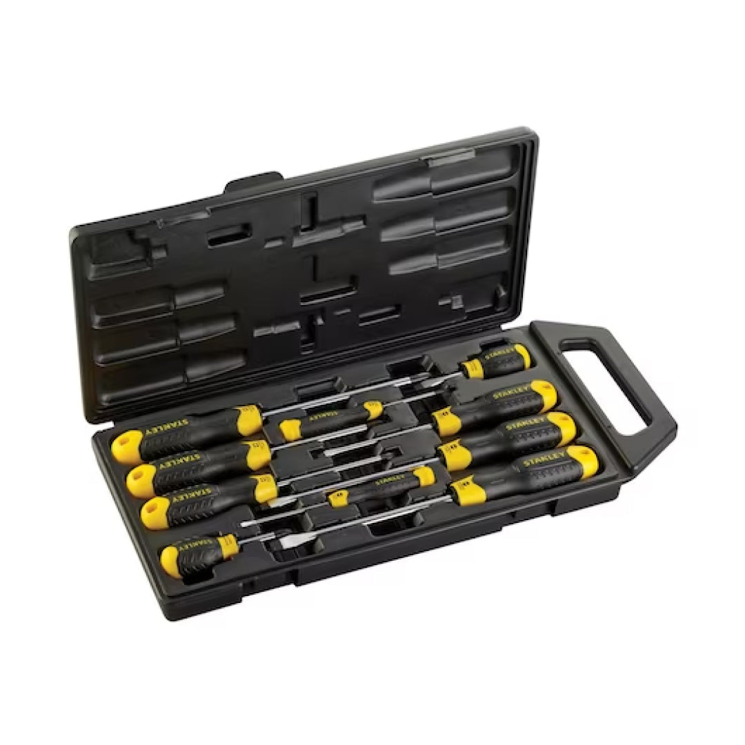 STANLEY 10 Piece Cousin Grip Screwdriver Set 2-65-005