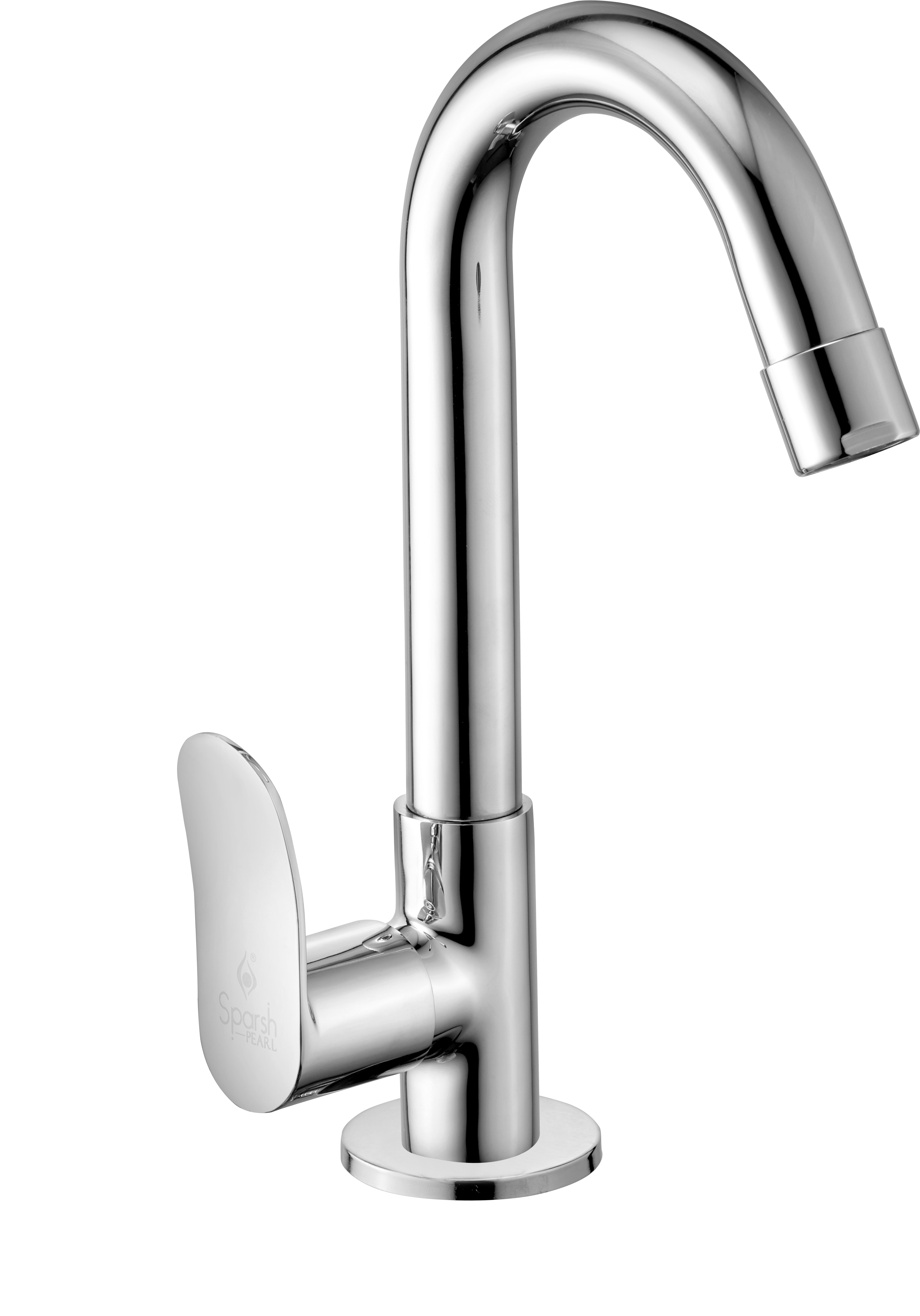 Sparsh Elena Basin mounted sink cock (Silver Chrome)