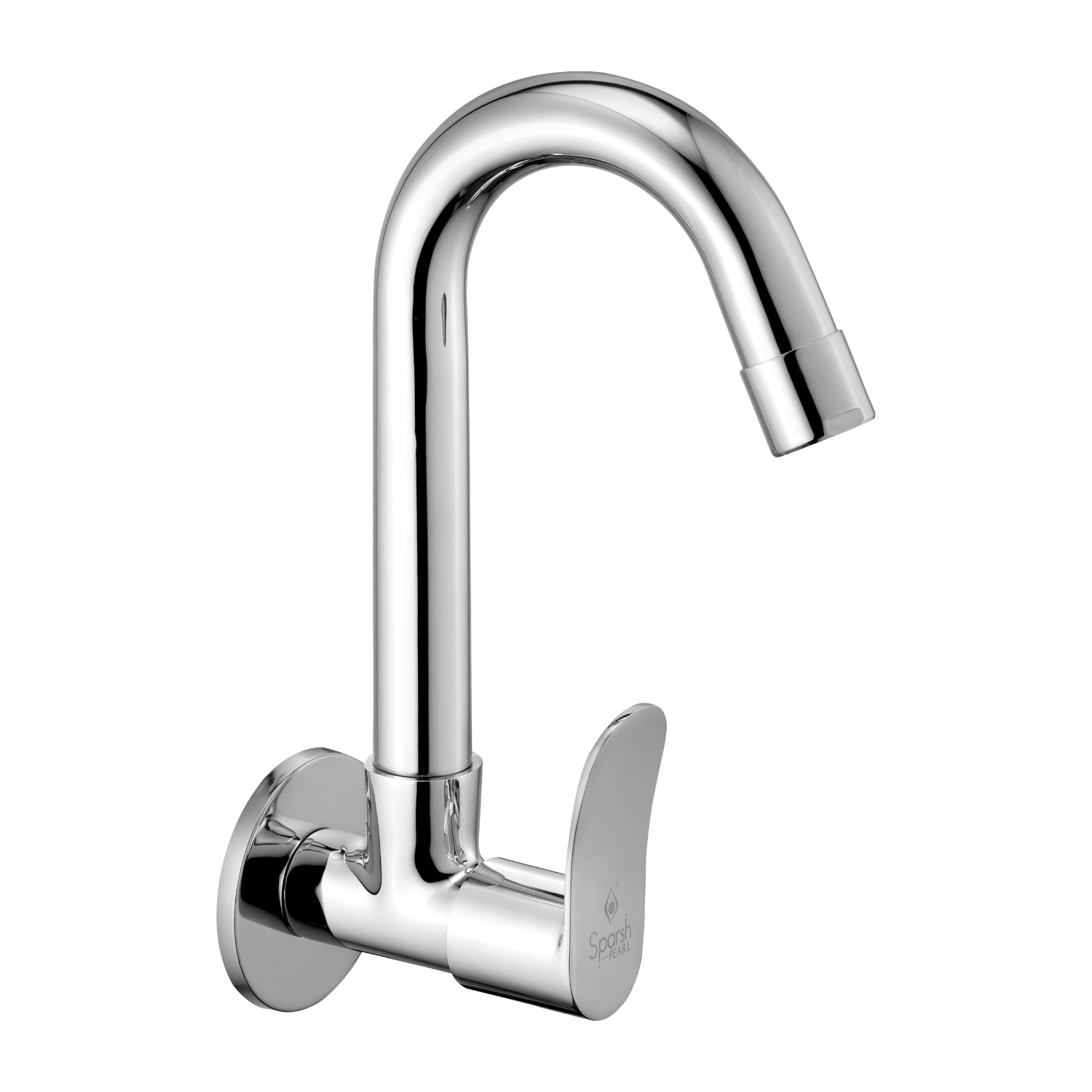 Sparsh Elena Wall mounted sink cock (Silver Chrome)