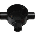 ERA 3 Way Tee PVC Junction Box – Electrical Conduit Box