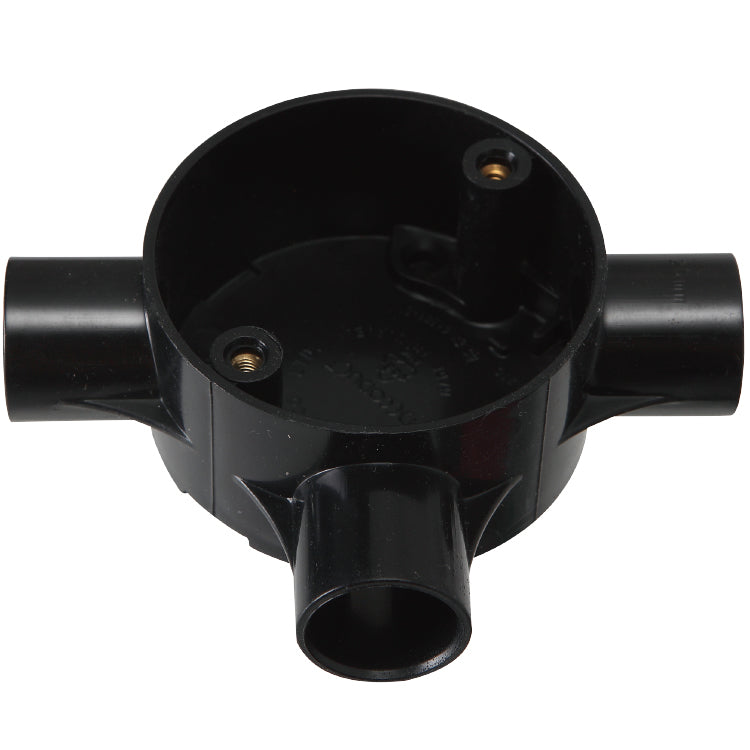 ERA 3 Way Tee PVC Junction Box – Electrical Conduit Box