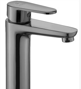 Sparsh Oyster Single Lever Basin Mixer Short (Black Chrome)