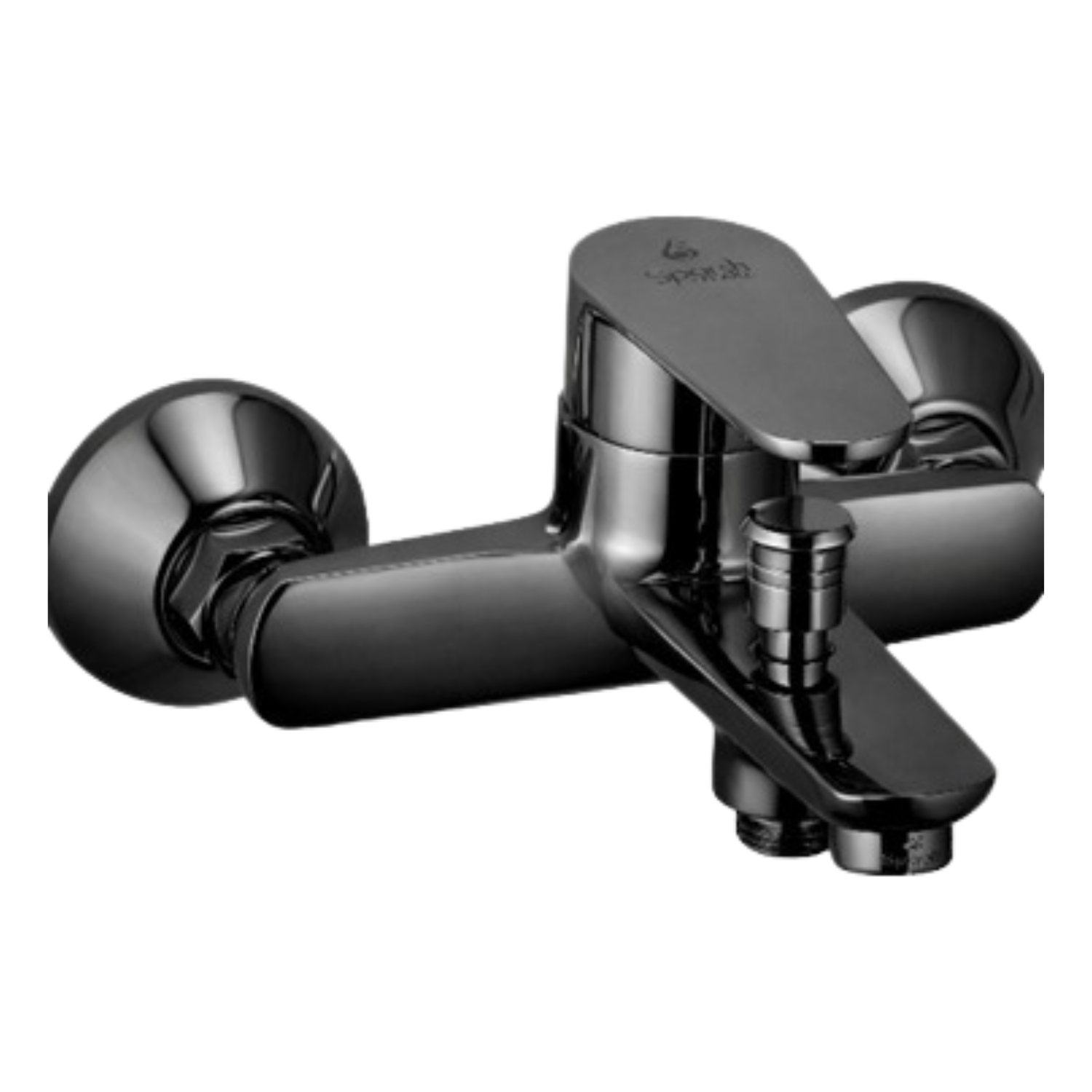 Sparsh Oyster Single lever Bath Mixer. With HS-470- Black