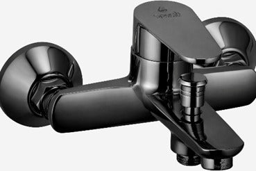 Sparsh Oyster Single lever Bath Mixer. With HS-470- Black