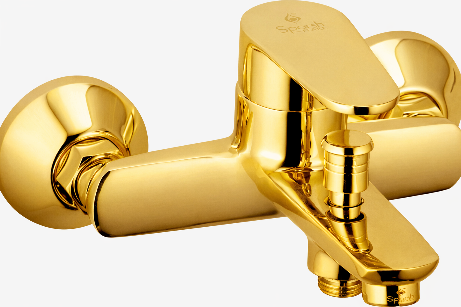 Sparsh Oyster Single lever Bath Mixer. With HS-470- Gold