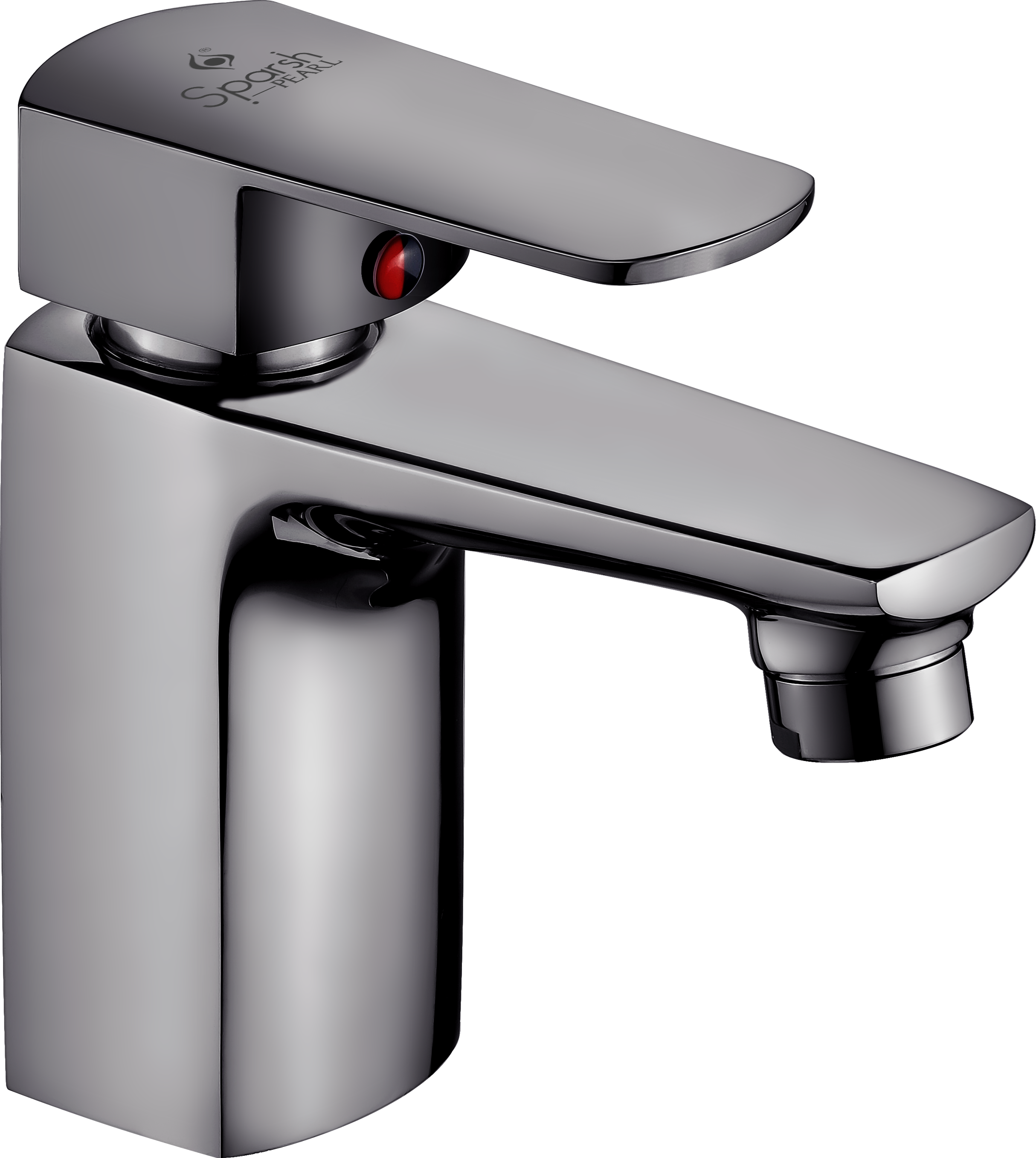 Sparsh Pearl Single Lever Basin Mixer short (Black Chrome)