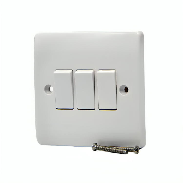 Veto 10A 3 Gang 1 Way Switch