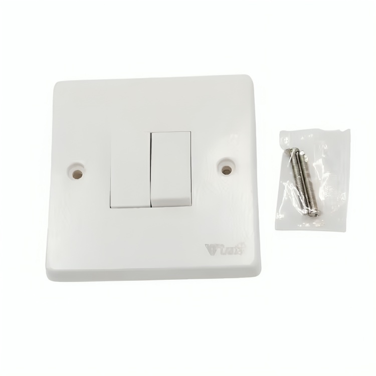 Veto VT 1122 10AX 2- Gang 2- Way Plate Switch