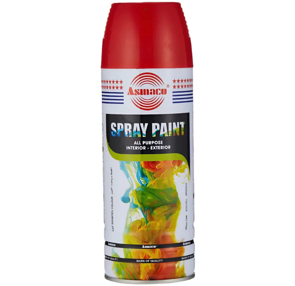 Asmaco 400ml Spray Paint For Interior And Exterior Silver