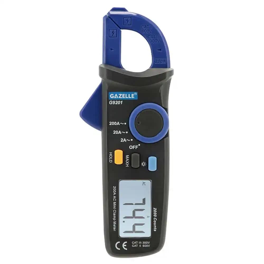 GAZELLE G9201 Mini Clamp Meter, 200A